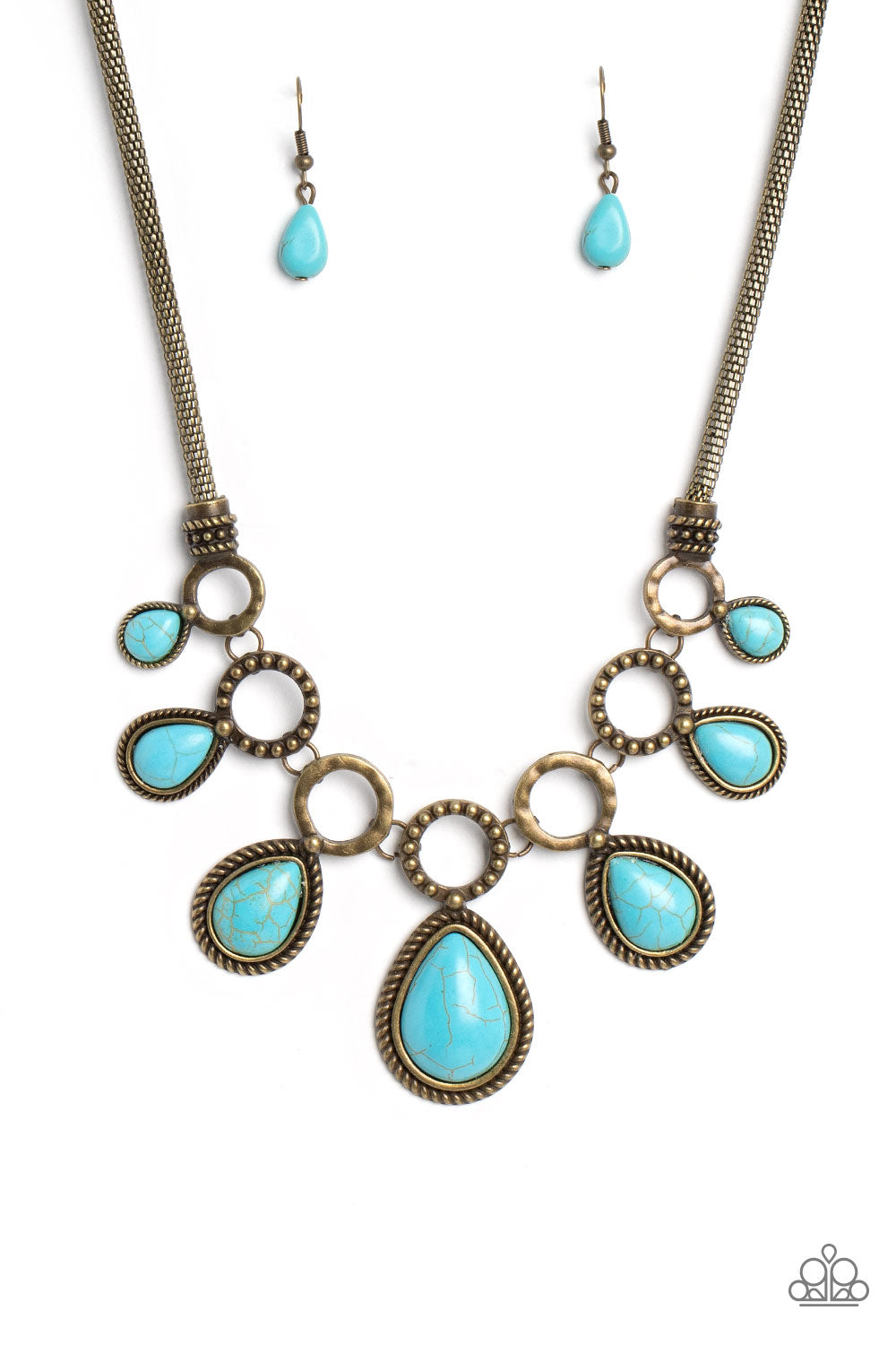 Paparazzi Riverside Relic - Brass Necklace