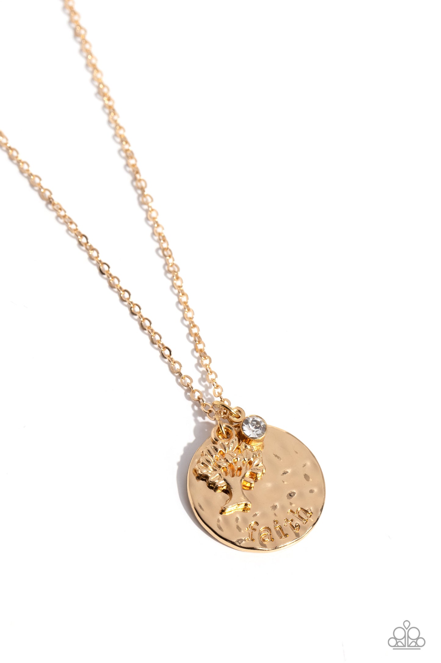 Paparazzi Flourishing Faith - Gold Necklace