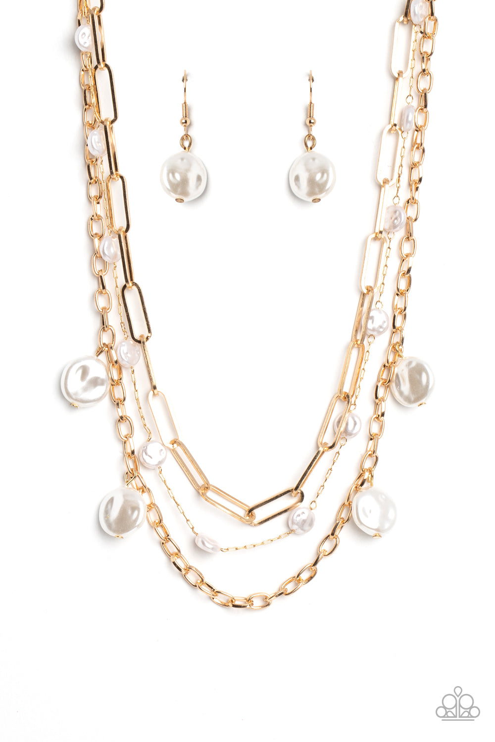 Paparazzi Blissful Ballad - Gold Necklace