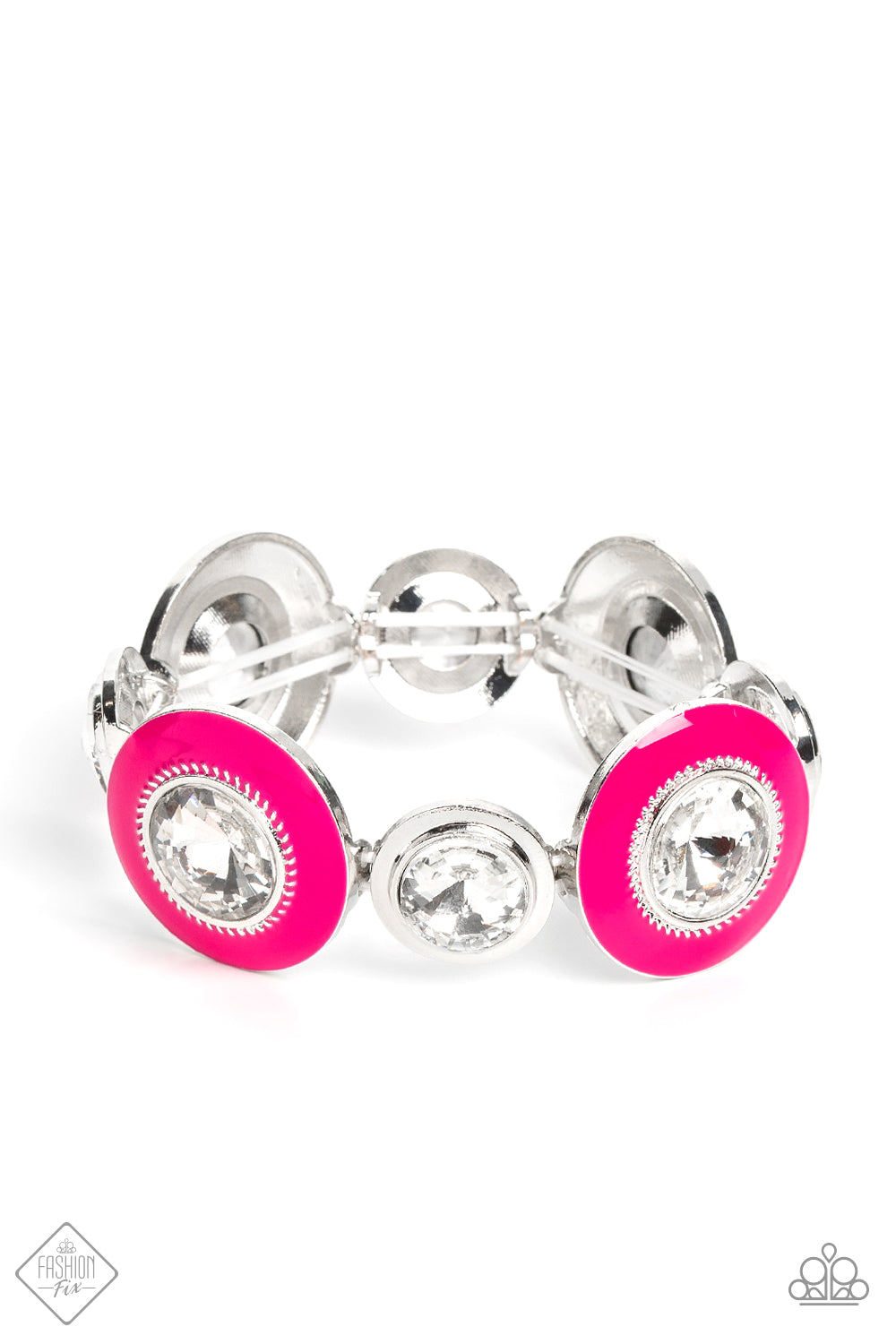 Paparazzi Lustrous Lass - Pink Bracelet