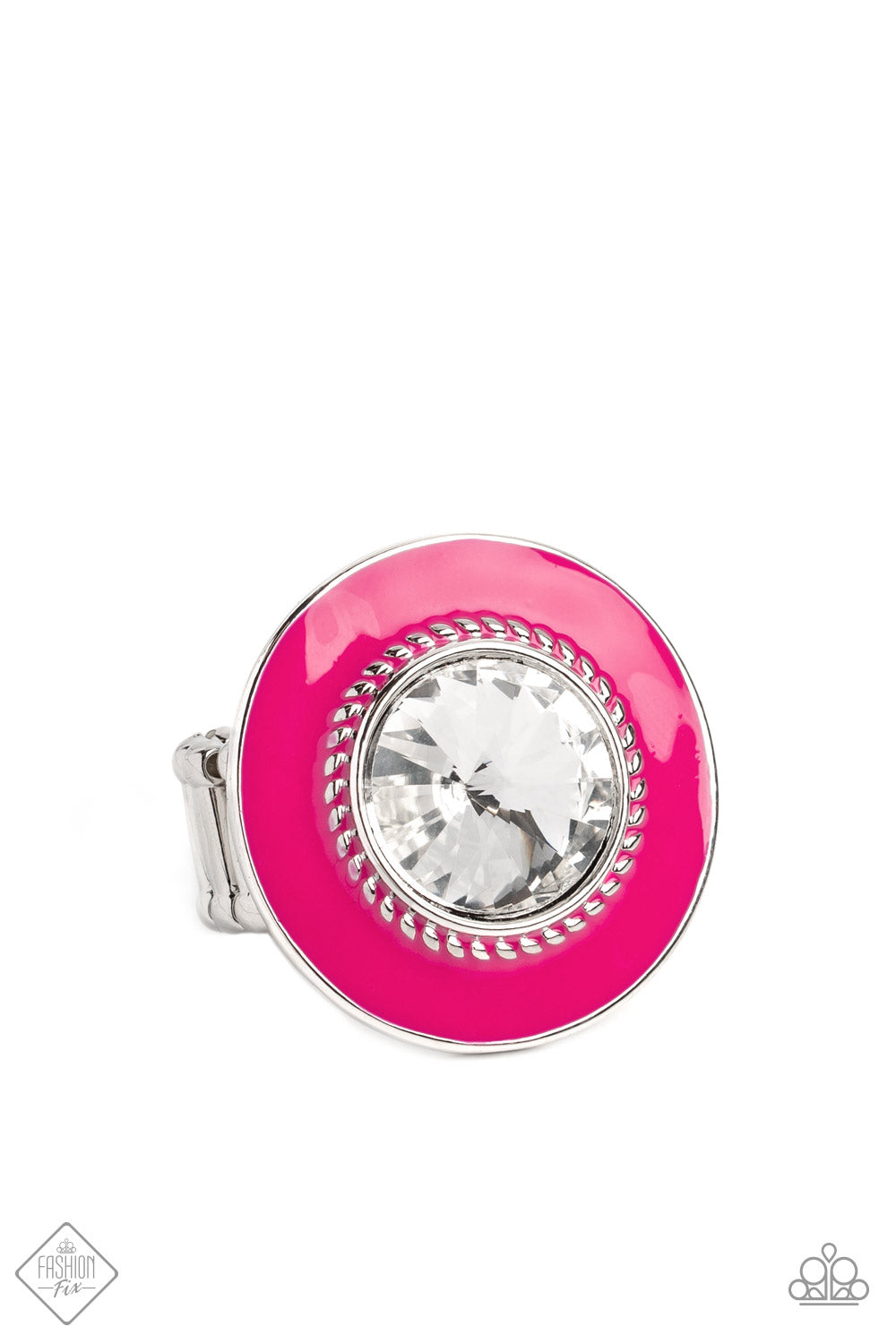 Paparazzi Ladylike Levity - Pink Ring