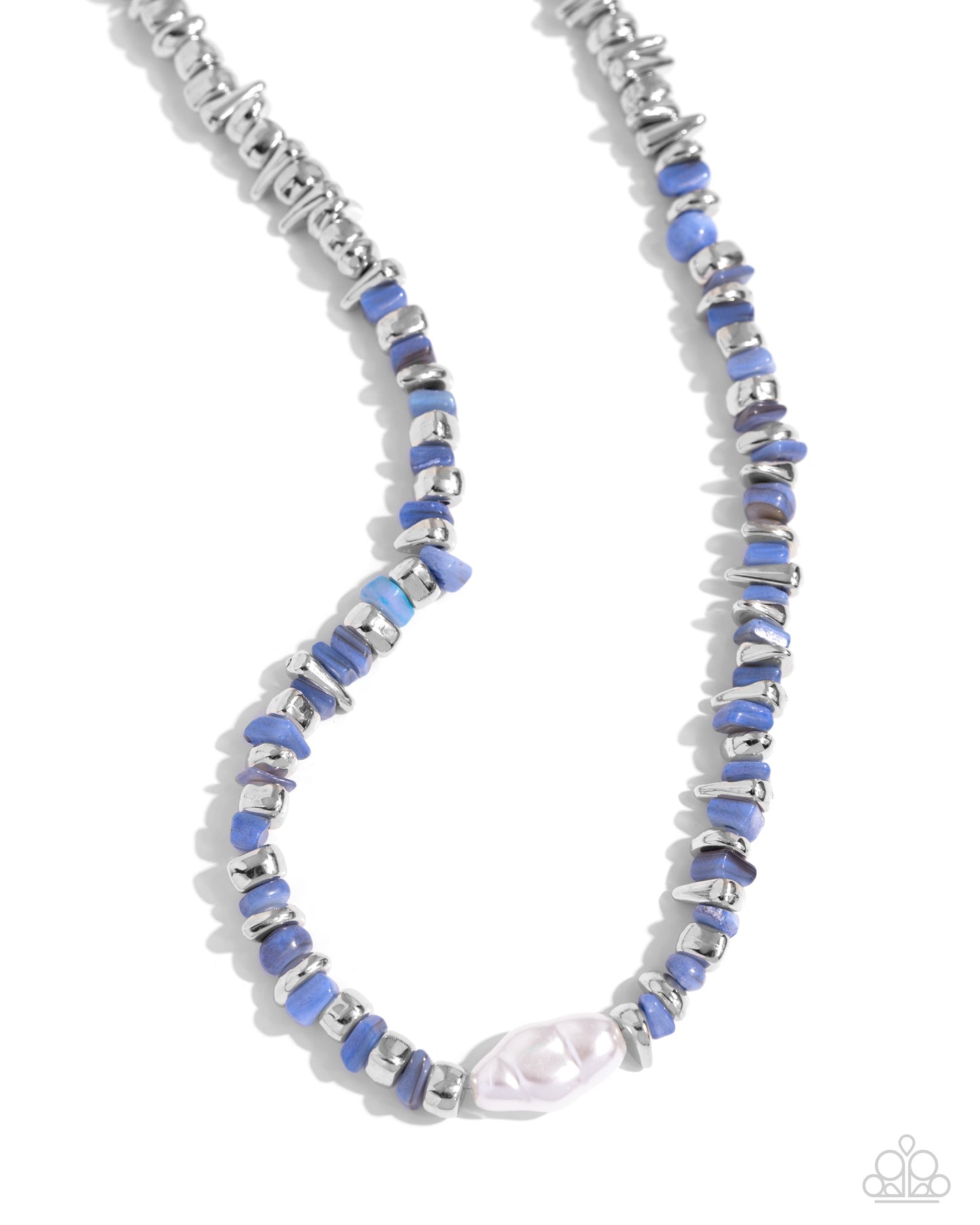 Paparazzi Seasonal Socialite - Blue Necklace