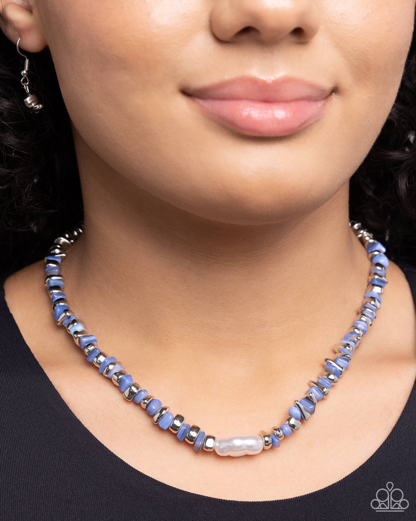 Paparazzi Seasonal Socialite - Blue Necklace