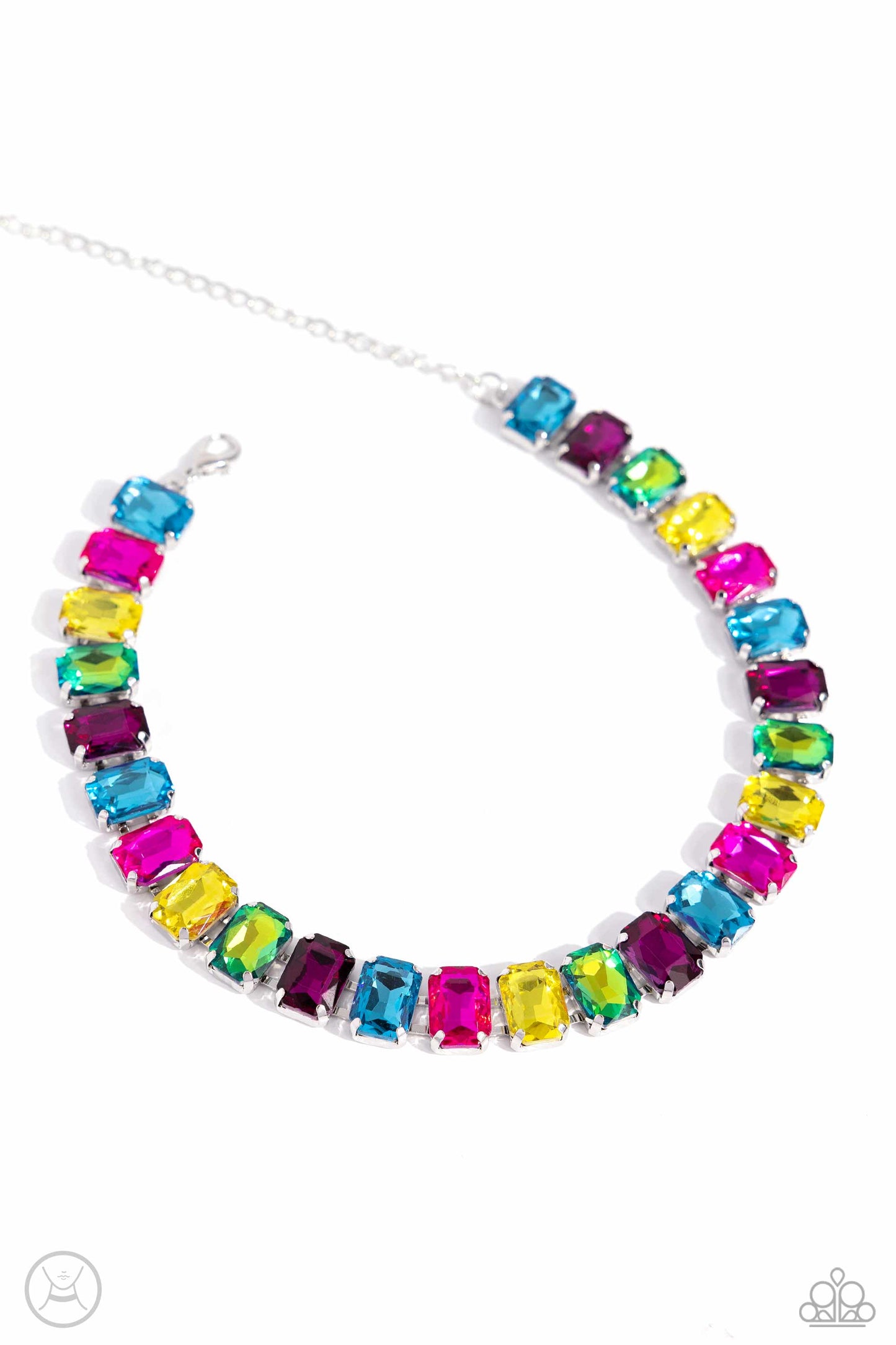 Paparazzi Ecstatic Emeralds - Multi Necklace