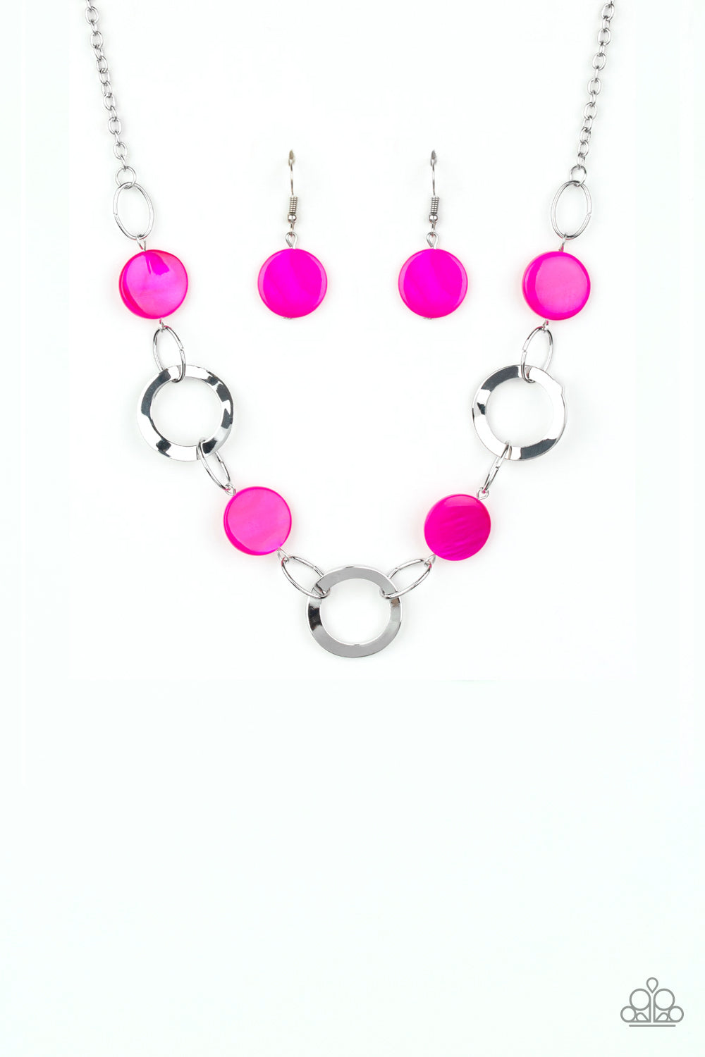 Paparazzi Bermuda Bliss - Pink Necklace