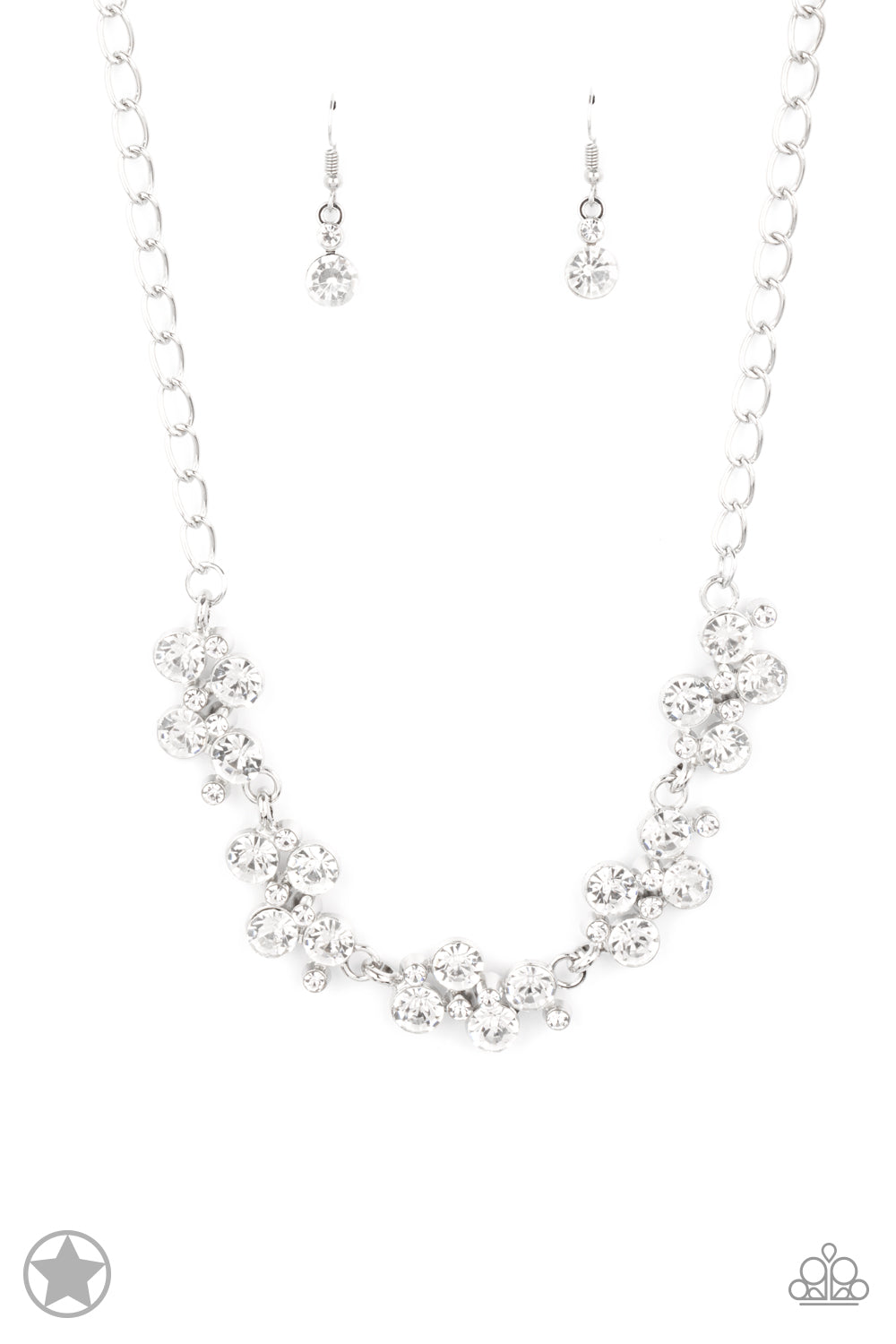 Paparazzi Hollywood Hills White Necklace