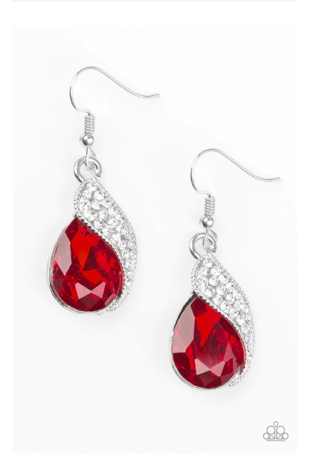 Paparazzi Easy Elegance Red Earring