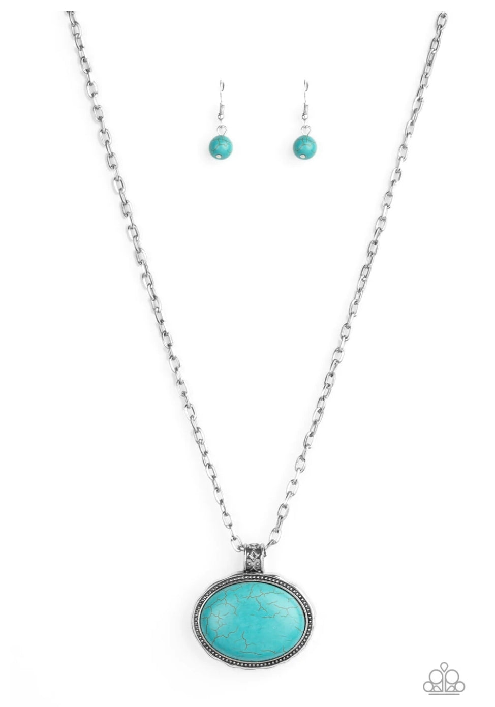 Paparazzi Sedimentary Colors - Blue Necklace