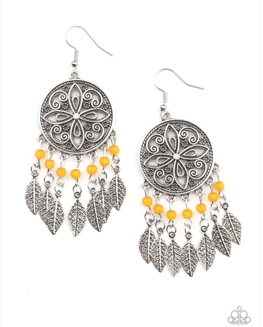 Paparazzi Free-Spirited Fashionista- Orange Earring