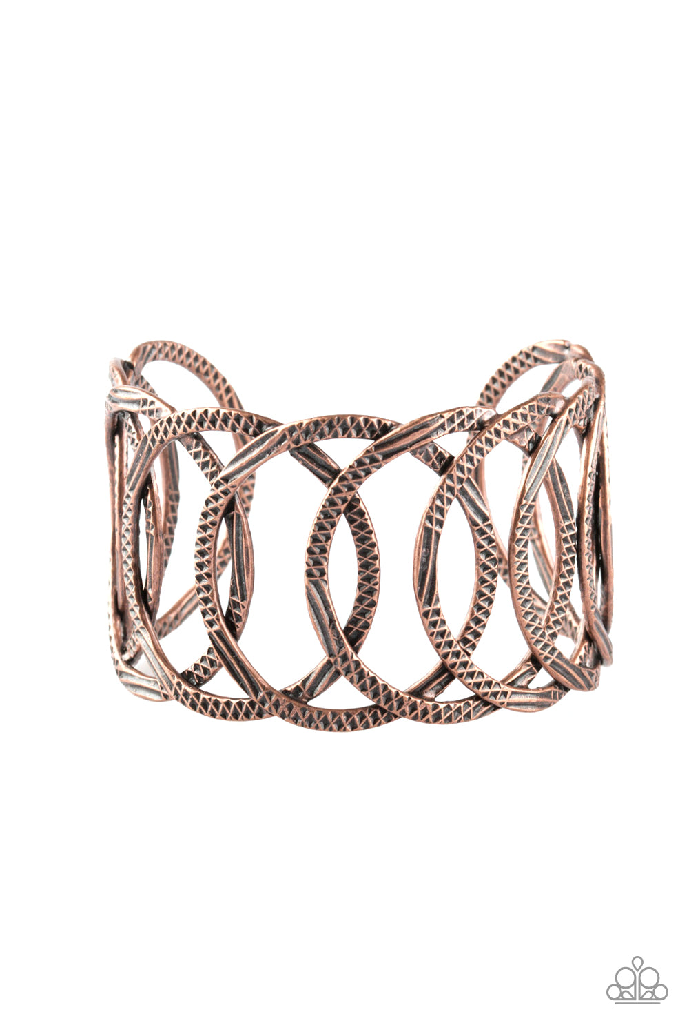 Paparazzi Circa de Contender - Copper Bracelet