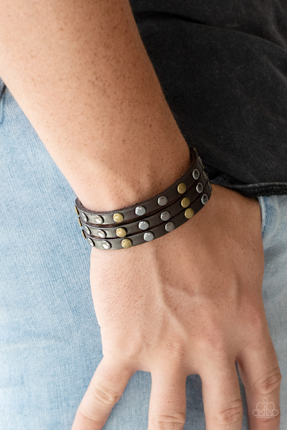 Paparazzi Rural Rider - Brown Bracelet