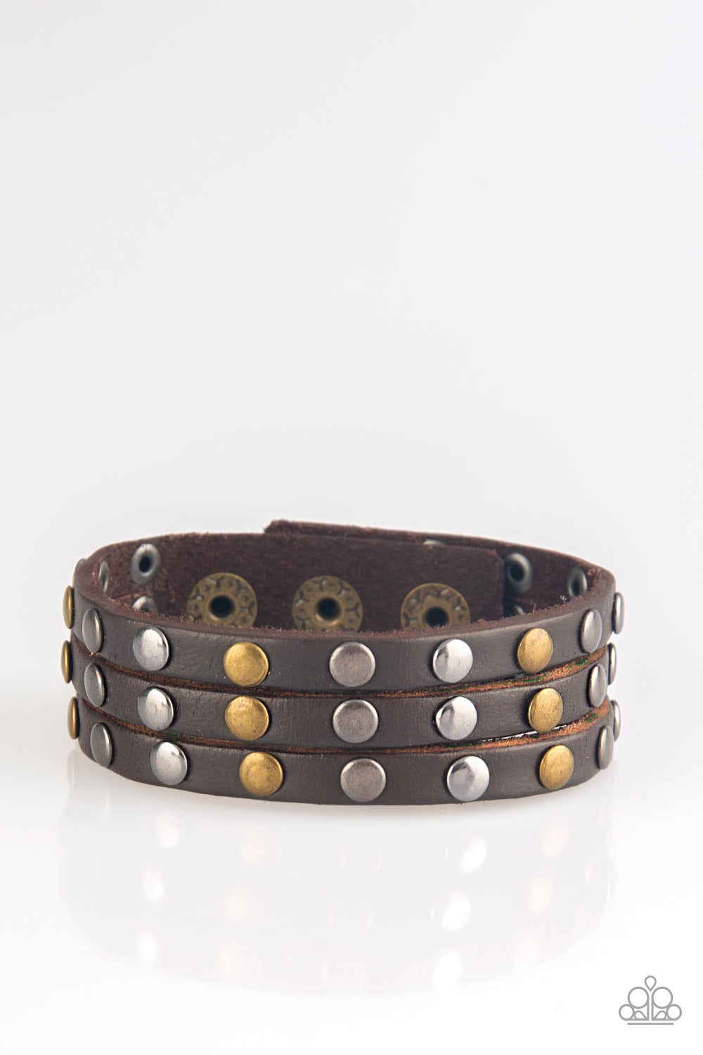 Paparazzi Rural Rider - Brown Bracelet